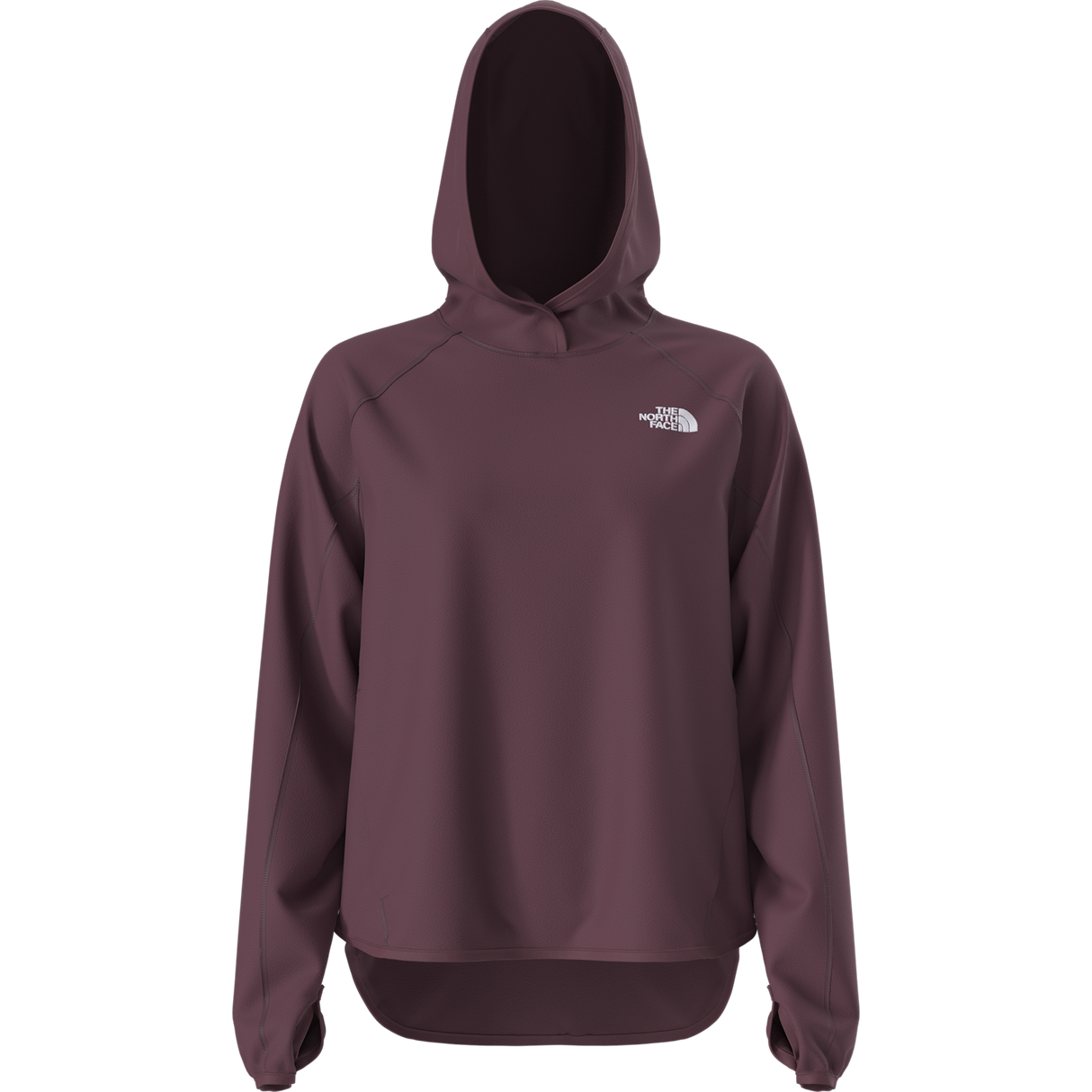 The North Face - Oxara Hooded Fleece da donna - Burgundy Crush - vista alternativa 10