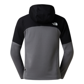 The North Face - Polartec Powergrid Stormgap Hoodie da uomo - SMOKED PEARL/TNF BLACK - vista alternativa 1