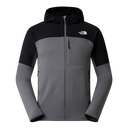 The North Face - Polartec Powergrid Stormgap Hoodie da uomo - SMOKED PEARL/TNF BLACK - vista principale