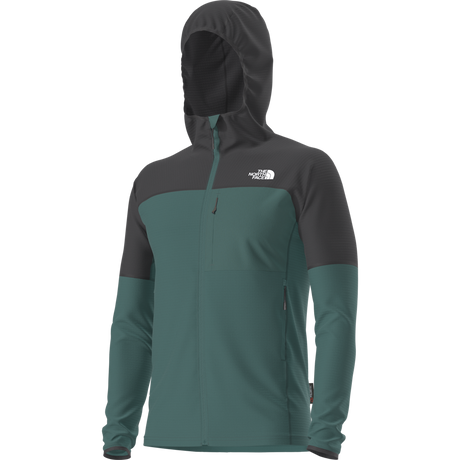 The North Face - Polartec Powergrid Stormgap Hoodie da uomo - Pacific Teal/TNF Black - vista alternativa 12