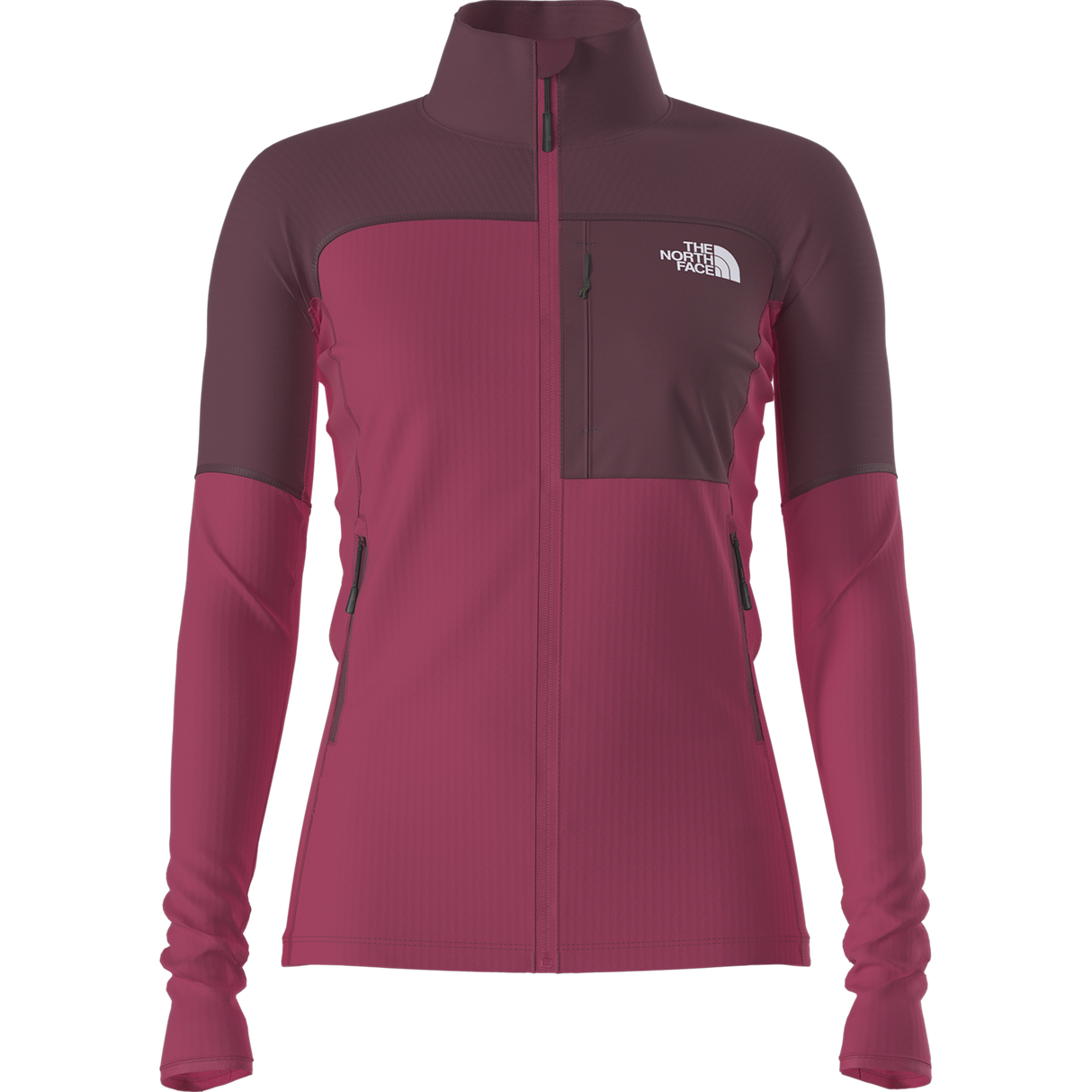 The North Face - Polartec Powergrid Stormgap Jacket da donna - Lali Guran/Burgundy Cru - vista alternativa 10