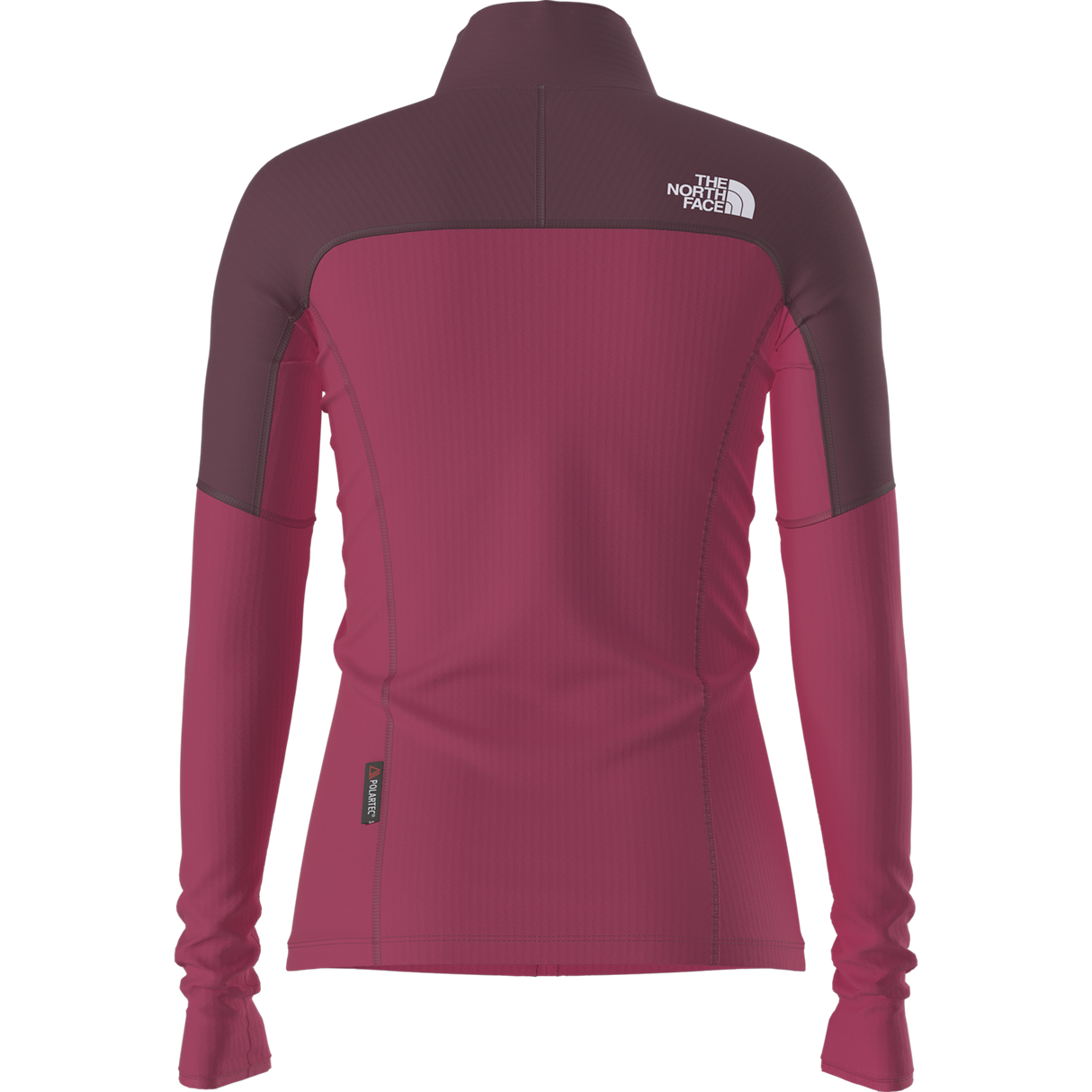 The North Face - Polartec Powergrid Stormgap Jacket da donna - Lali Guran/Burgundy Cru - vista alternativa 11