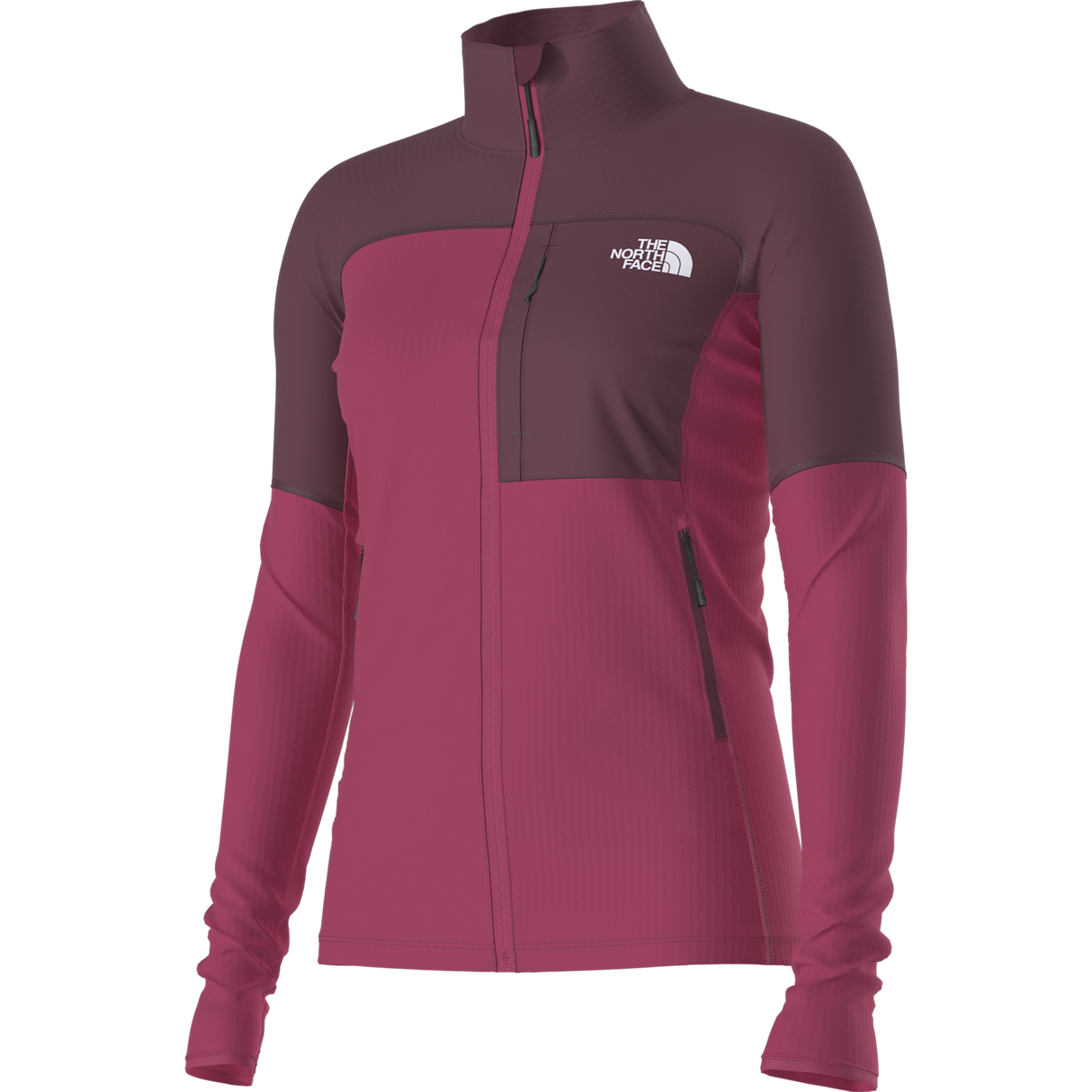 The North Face - Polartec Powergrid Stormgap Jacket da donna - Lali Guran/Burgundy Cru - vista alternativa 12