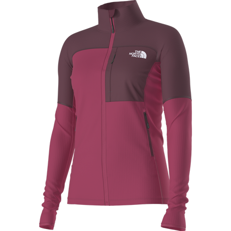 The North Face - Polartec Powergrid Stormgap Jacket da donna - Lali Guran/Burgundy Cru - vista alternativa 12
