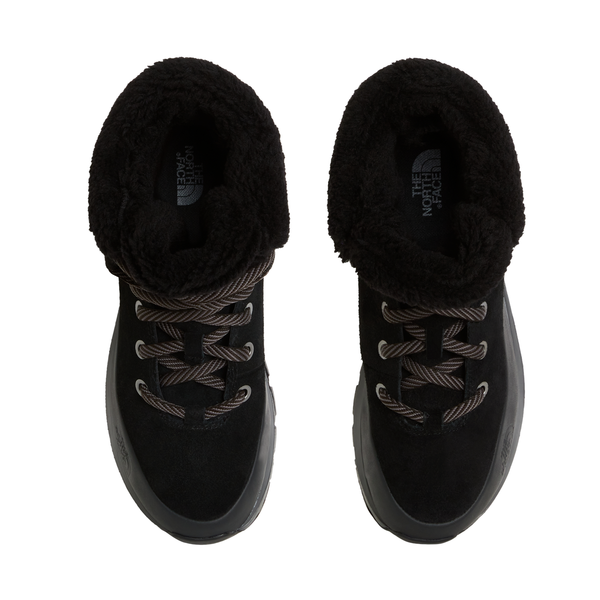 The North Face - Thermoball Leather Lace Up Wp da donna - TNF BLACK/TNF BLACK - vista alternativa 1