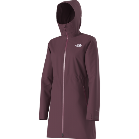 The North Face - Dryvent Hikesteller Parka da donna - Burgundy Crush - vista alternativa 2
