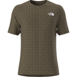 The North Face - 24/7 Pentadome Embossed Reg SS Tee Caraway da uomo - TNFBLK/BRNNRABL - vista alternativa 10