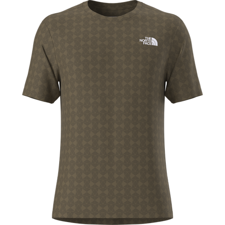 The North Face - 24/7 Pentadome Embossed Reg SS Tee Caraway da uomo - TNFBLK/BRNNRABL - vista alternativa 10