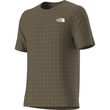 The North Face - 24/7 Pentadome Embossed Reg SS Tee Caraway da uomo - TNFBLK/BRNNRABL - vista alternativa 12