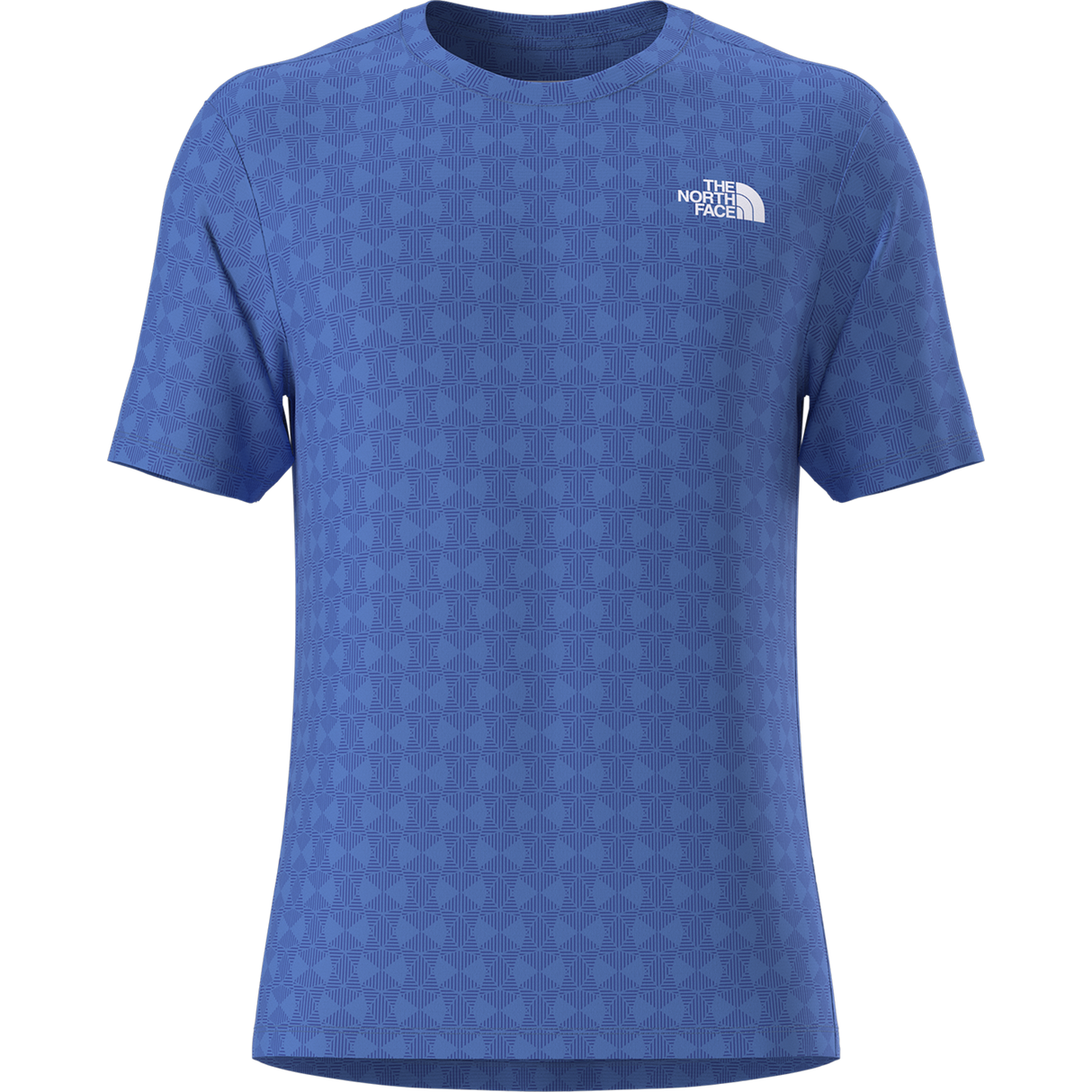 The North Face - 24/7 Pentadome Embossed Reg SS Tee Caraway da uomo - SHDPGRTRD/MLNRD - vista alternativa 10