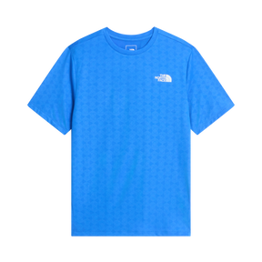 The North Face - 24/7 Pentadome Embossed Reg SS Tee Caraway da uomo - Blue - vista principale