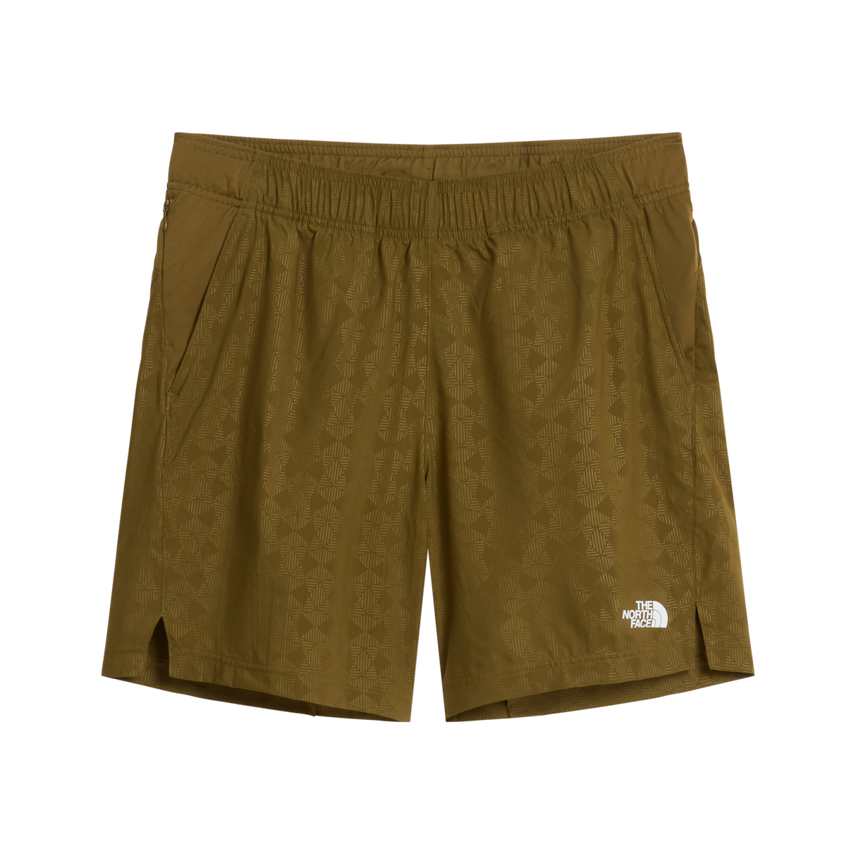 The North Face - 24/7 Pentadome Embossed 7IN Shorts Caraway da uomo - TNFBLK/BRNNRABL - vista principale