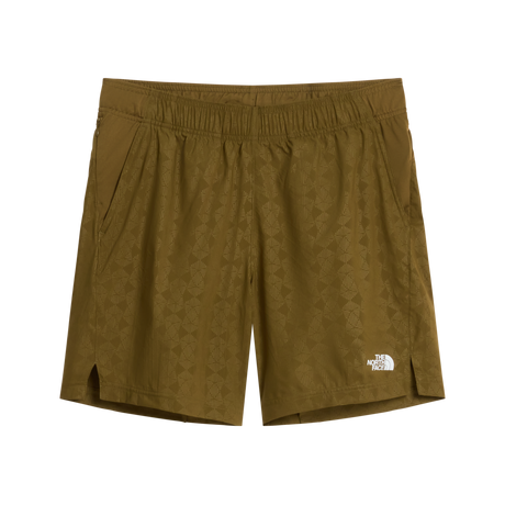 The North Face - 24/7 Pentadome Embossed 7IN Shorts Caraway da uomo - TNFBLK/BRNNRABL - vista principale