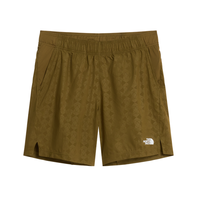 The North Face - 24/7 Pentadome Embossed 7IN Shorts Caraway da uomo - TNFBLK/BRNNRABL - vista principale