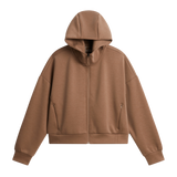The North Face - Jaida full-zip Hooded Jacket da donna - Garnet - vista principale