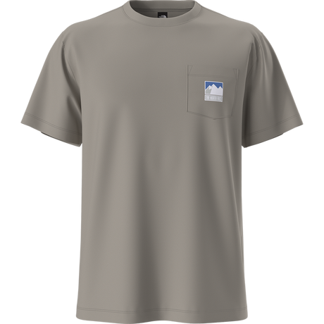 The North Face - Mountain Logo Rlx Ss Tee-graphic da uomo - Stone Slab - vista alternativa 10