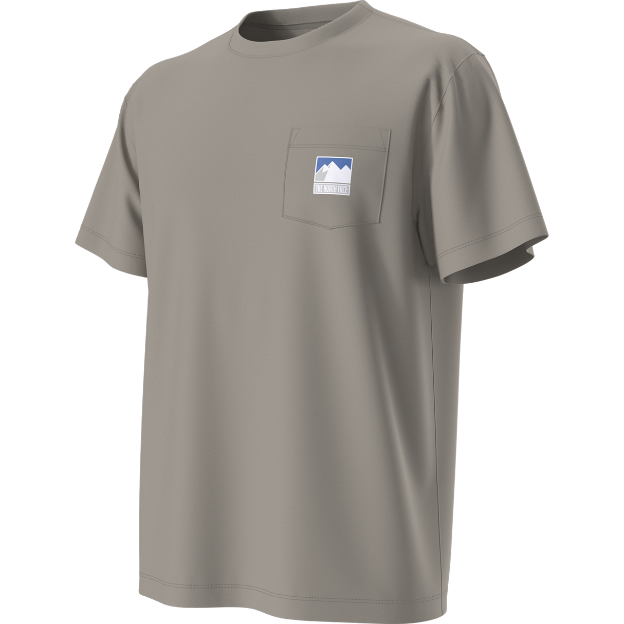 The North Face - Mountain Logo Rlx Ss Tee-graphic da uomo - Stone Slab - vista alternativa 12