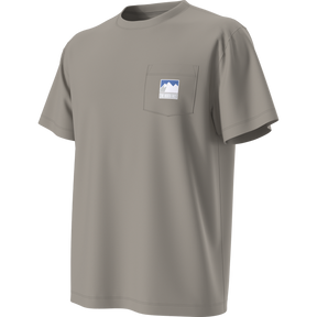 The North Face - Mountain Logo Rlx Ss Tee-graphic da uomo - Stone Slab - vista alternativa 12