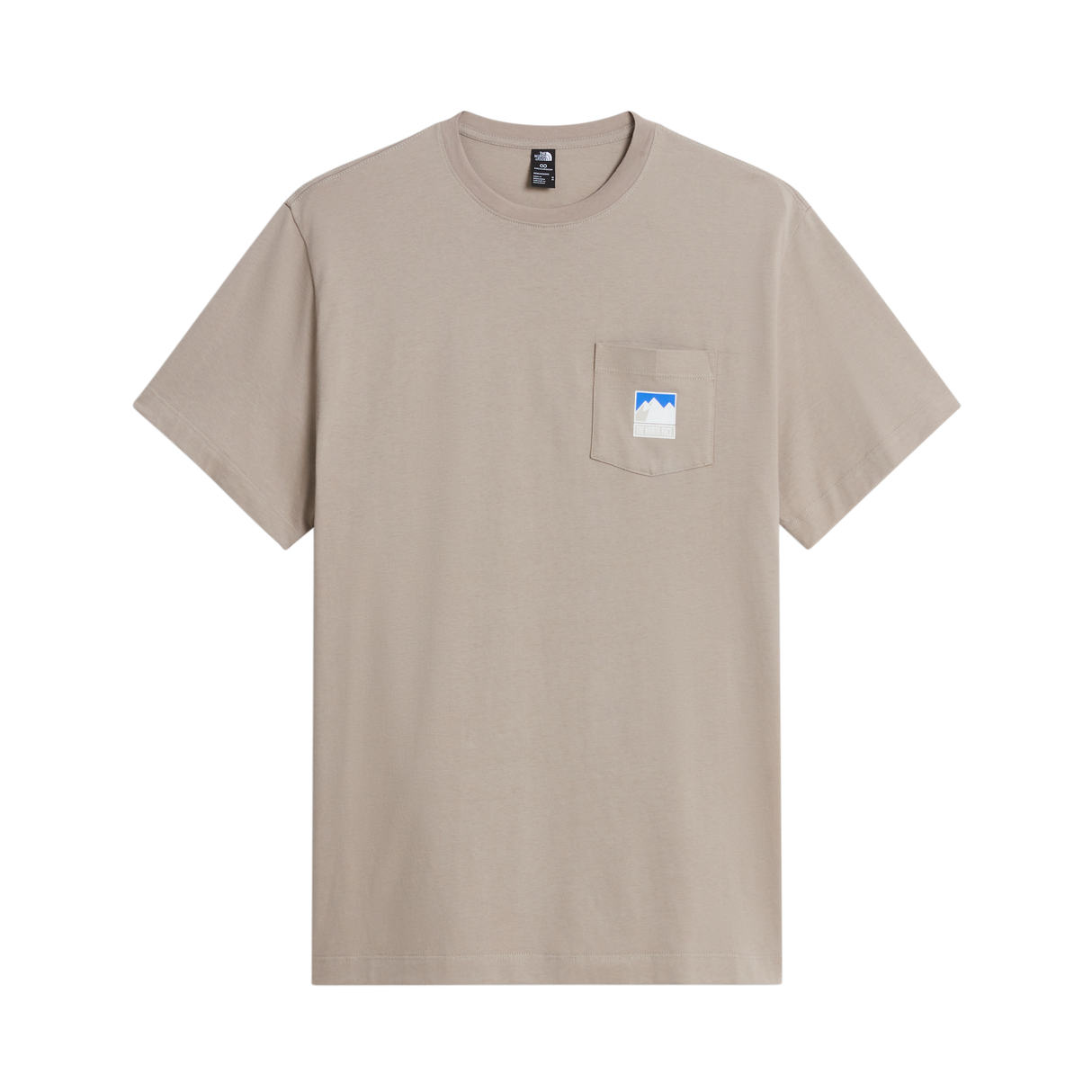 The North Face - Mountain Logo Rlx Ss Tee-graphic da uomo - Stone Slab - vista principale