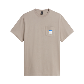 The North Face - Mountain Logo Rlx Ss Tee-graphic da uomo - Grey - vista principale