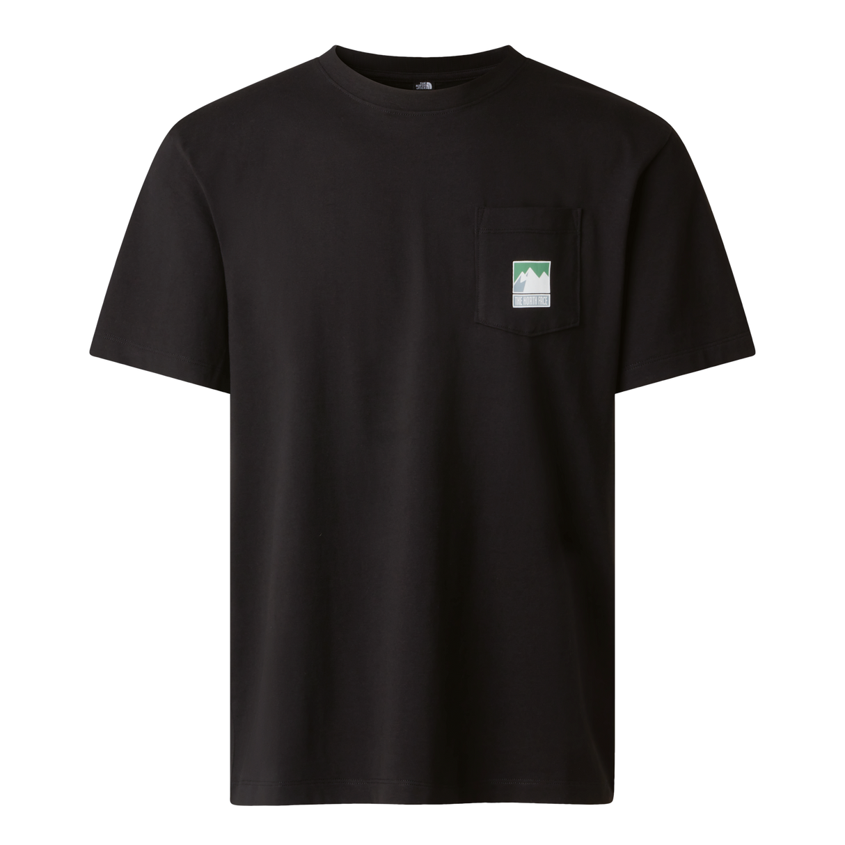 The North Face - Mountain Logo Rlx Ss Tee-graphic da uomo - TNF BLACK - vista principale