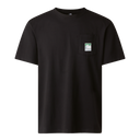 The North Face - Mountain Logo Rlx Ss Tee-graphic da uomo - TNF BLACK - vista principale