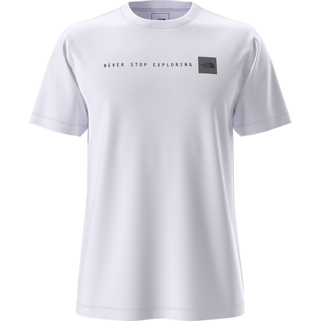 The North Face - Nse Reg Ss Tee-graphic da uomo - TNF WHITE/TNF BLACK - vista alternativa 10
