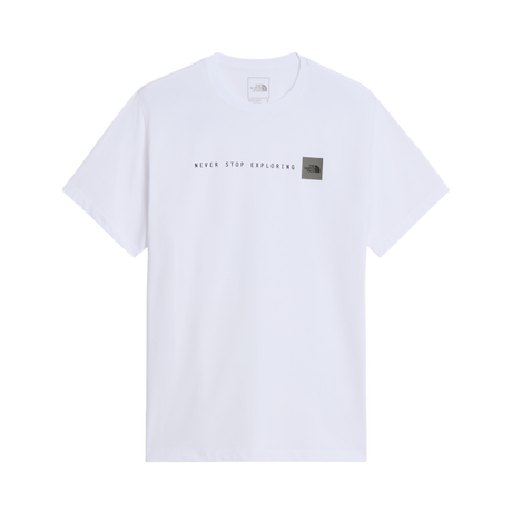 The North Face - Nse Reg Ss Tee-graphic da uomo - TNF WHITE/TNF BLACK - vista principale