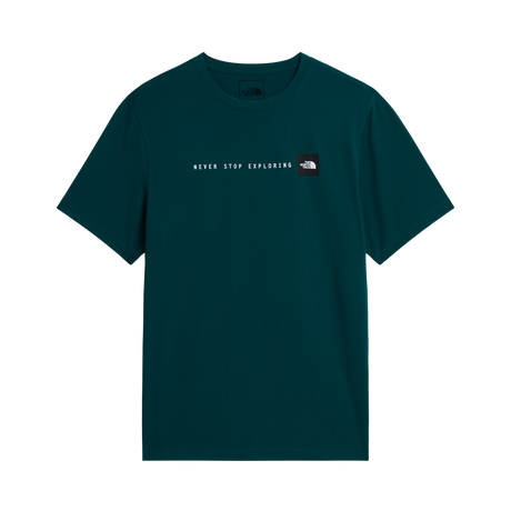 The North Face - Nse Reg Ss Tee-graphic da uomo - Pacific Teal - vista principale
