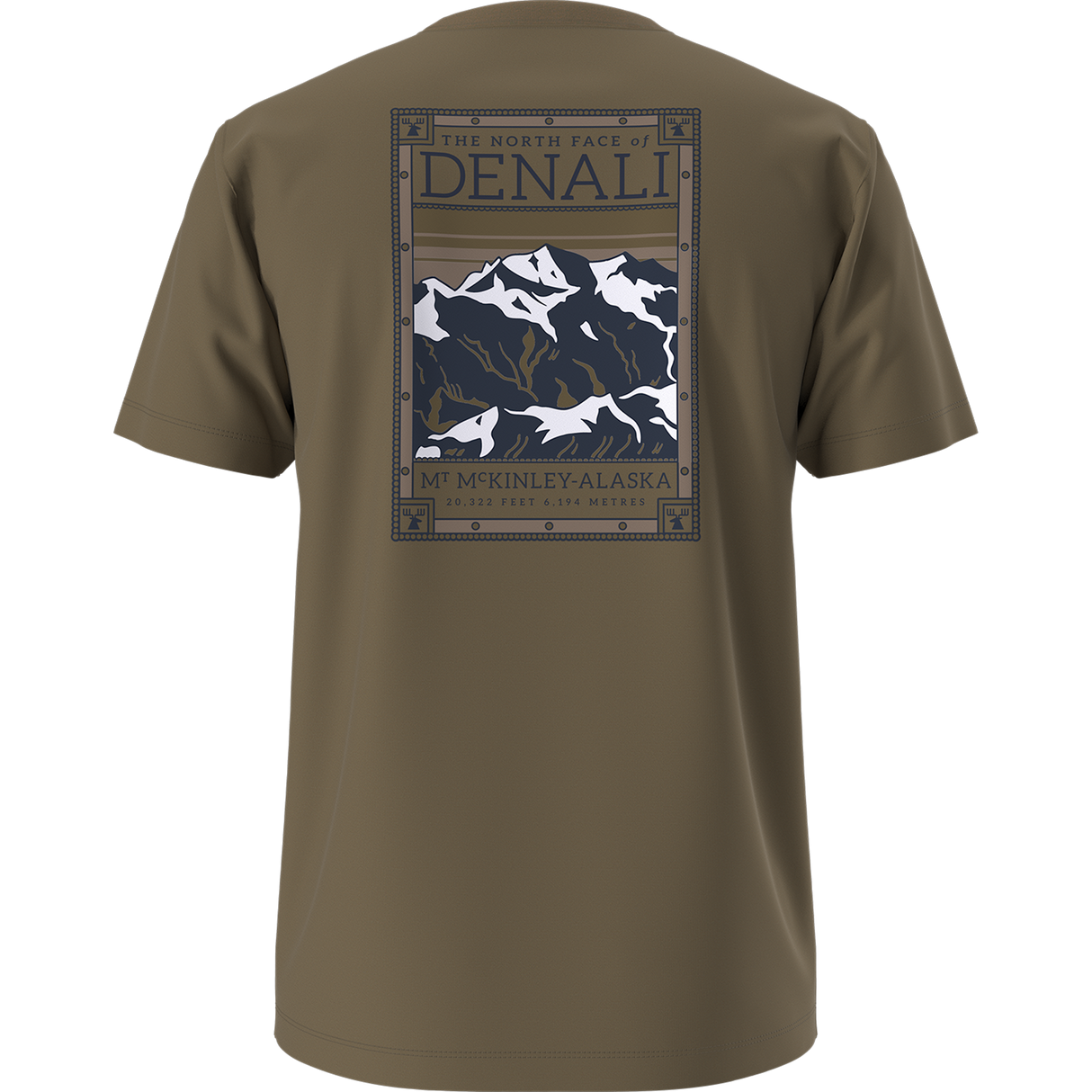 The North Face - North Faces Reg SS Tee-Graphic Caraway Seed da uomo - TNFBLK/BRNNRABL - vista alternativa 11