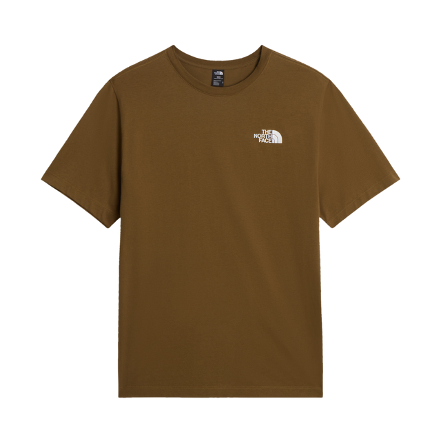 The North Face - North Faces Reg SS Tee-Graphic Caraway Seed da uomo - TNFBLK/BRNNRABL - vista principale