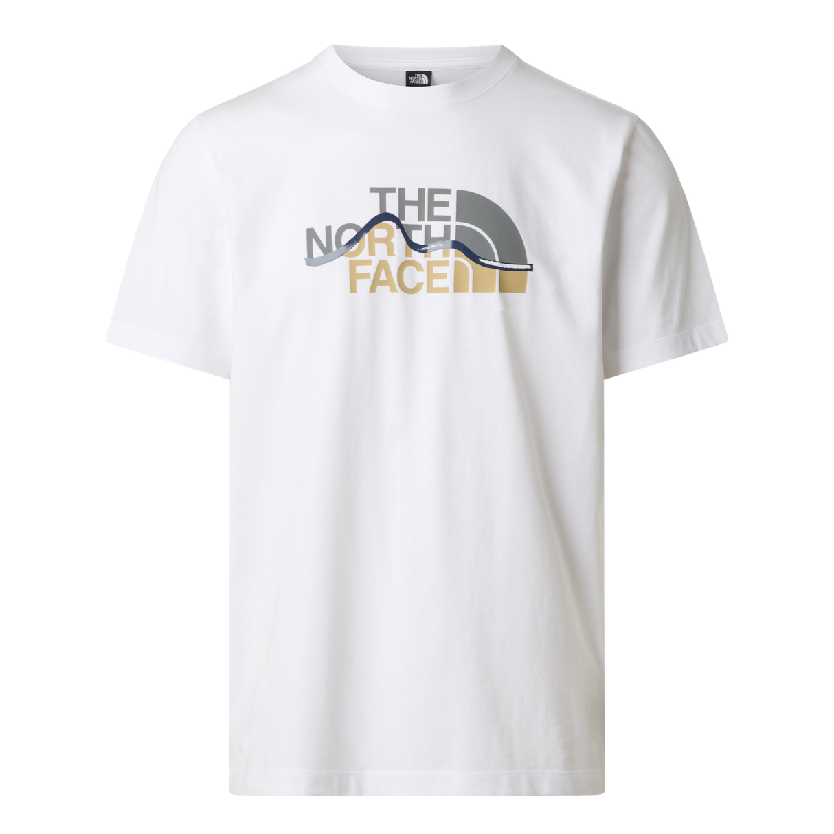 The North Face - Mountain Line Regular Short Sleeve Tee da uomo - TNF WHITE - vista principale