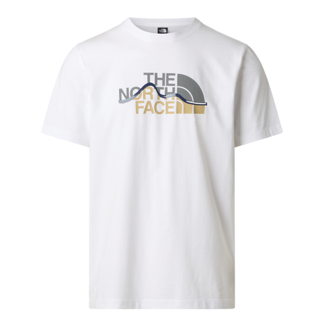 The North Face - Mountain Line Regular Short Sleeve Tee da uomo - TNF WHITE - vista principale