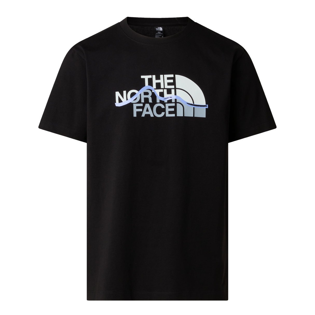 The North Face - Mountain Line Regular Short Sleeve Tee da uomo - TNF BLACK - vista principale