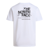 The North Face - Mountain Sketch Regular Short Sleeve da uomo - TNF WHITE - vista alternativa 1