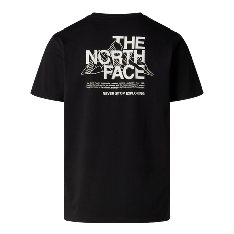 The North Face - Mountain Sketch Regular Short Sleeve da uomo - TNF BLACK - vista alternativa 1