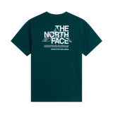 The North Face - Mountain Sketch Regular Short Sleeve da uomo - Pacific Teal - vista alternativa 1