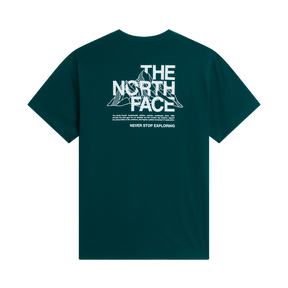 The North Face - Mountain Sketch Regular Short Sleeve da uomo - Pacific Teal - vista alternativa 1