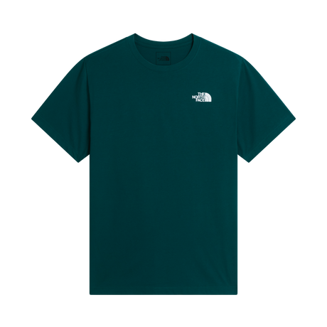 The North Face - Mountain Sketch Regular Short Sleeve da uomo - Pacific Teal - vista principale