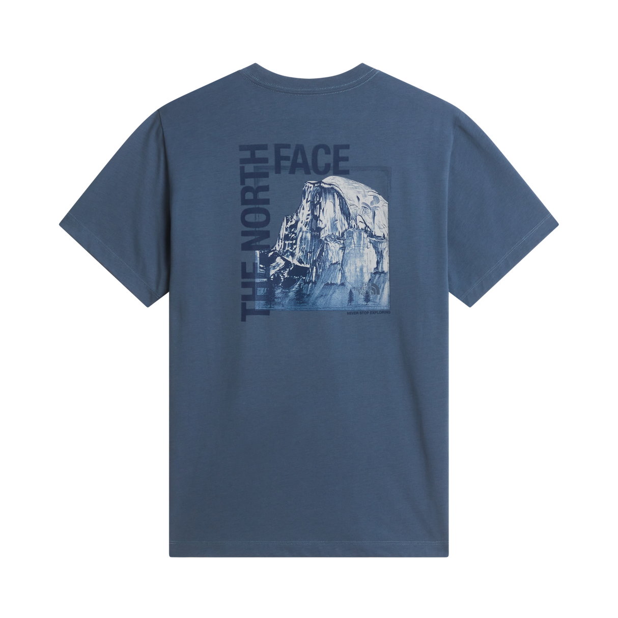 The North Face - Half Dome Photo Reg Ss Tee-graphic da uomo - GRANITE GREY - vista alternativa 1