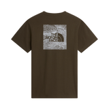 The North Face - Box Nse Celebration Reg Ss Tee da uomo - NEW TAUPE GREEN - vista alternativa 1