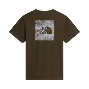 The North Face - Box Nse Celebration Reg Ss Tee da uomo - NEW TAUPE GREEN - vista alternativa 1