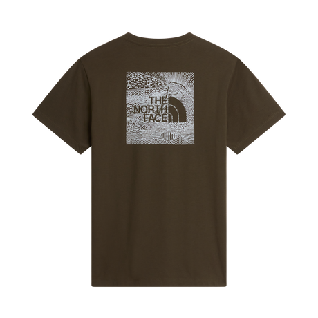 The North Face - Box Nse Celebration Reg Ss Tee da uomo - NEW TAUPE GREEN - vista alternativa 1