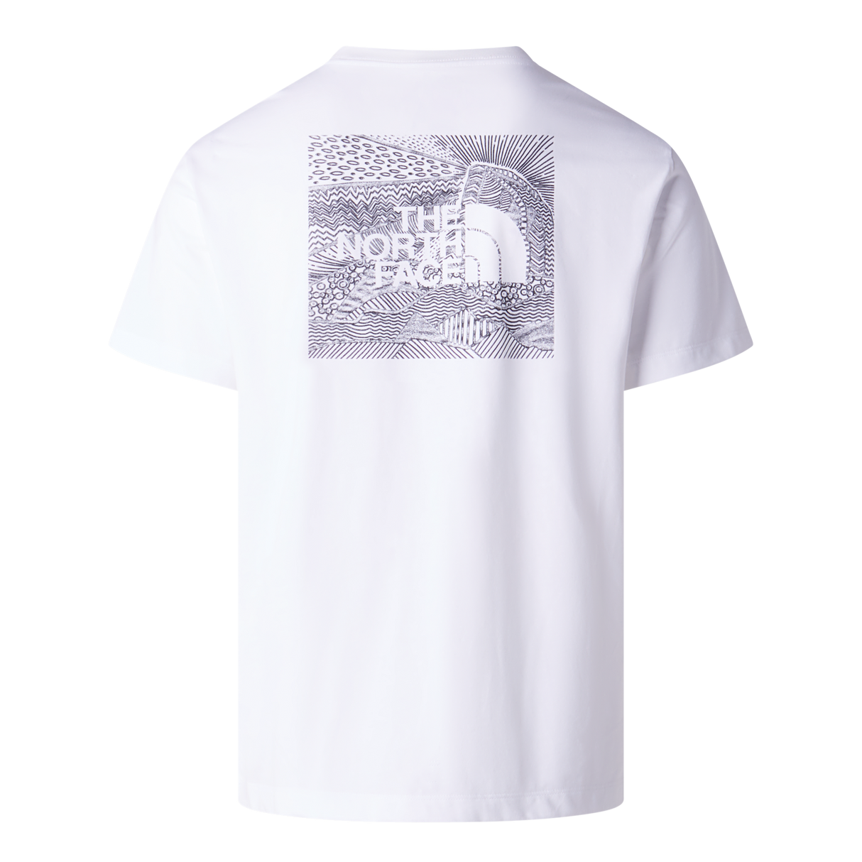 The North Face - Box Nse Celebration Reg Ss Tee da uomo - TNF WHITE - vista alternativa 1