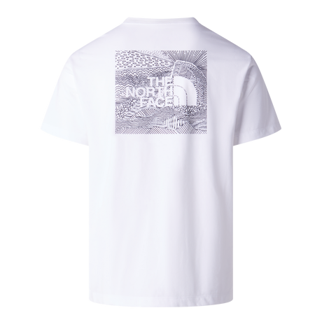 The North Face - Box Nse Celebration Reg Ss Tee da uomo - TNF WHITE - vista alternativa 1