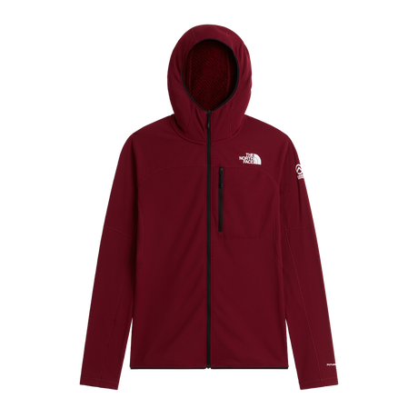 The North Face - Summit Futurefleece full-zip Hoodie da donna - Burgundy Crush - vista principale
