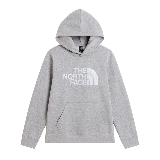 The North Face - Teen Tnf Essential Drew Peak Hoodie - TNF Pale Grey Heather - vista principale