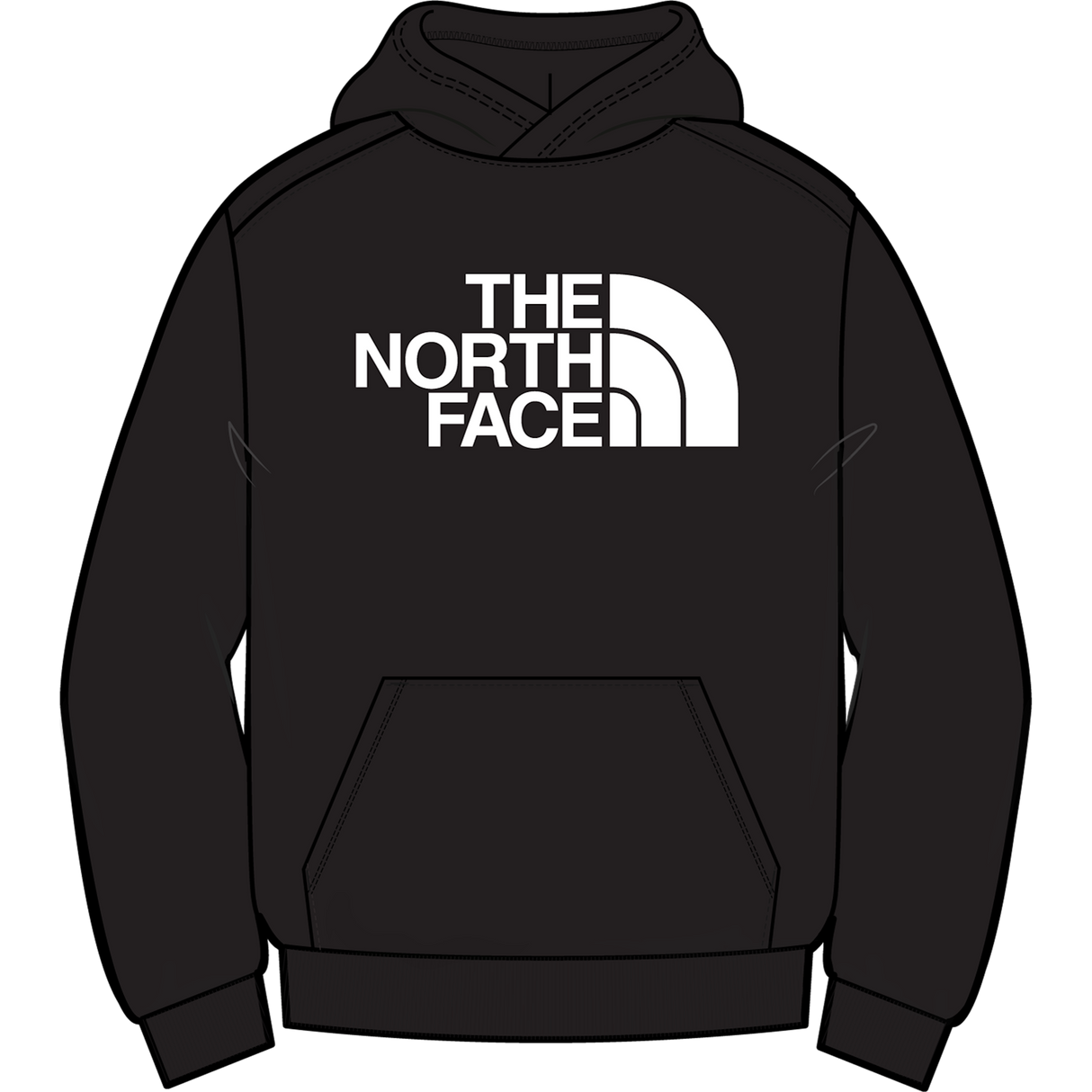 The North Face - Teen Tnf Essential Drew Peak Hoodie - TNF BLACK - vista alternativa 10
