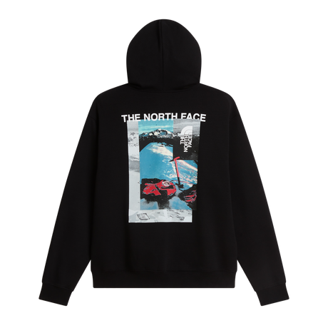 The North Face - Apex '75 Collage Relaxed Hoodie da uomo - TNF BLACK - vista alternativa 1