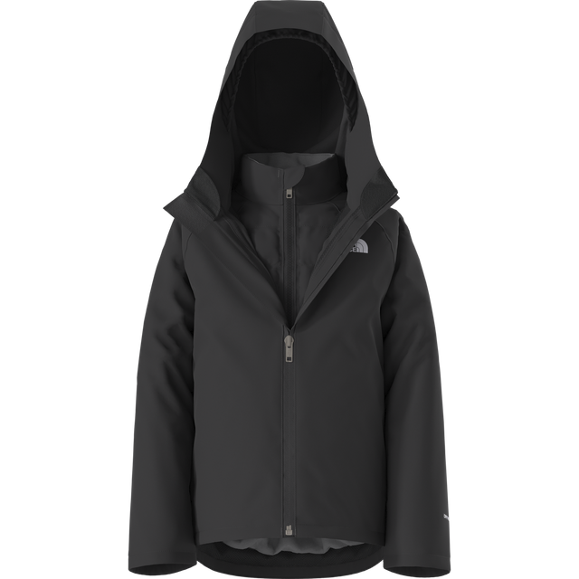 The North Face - Kid Perrito 4-n-1 Hooded Jacket - TNF BLACK - vista principale